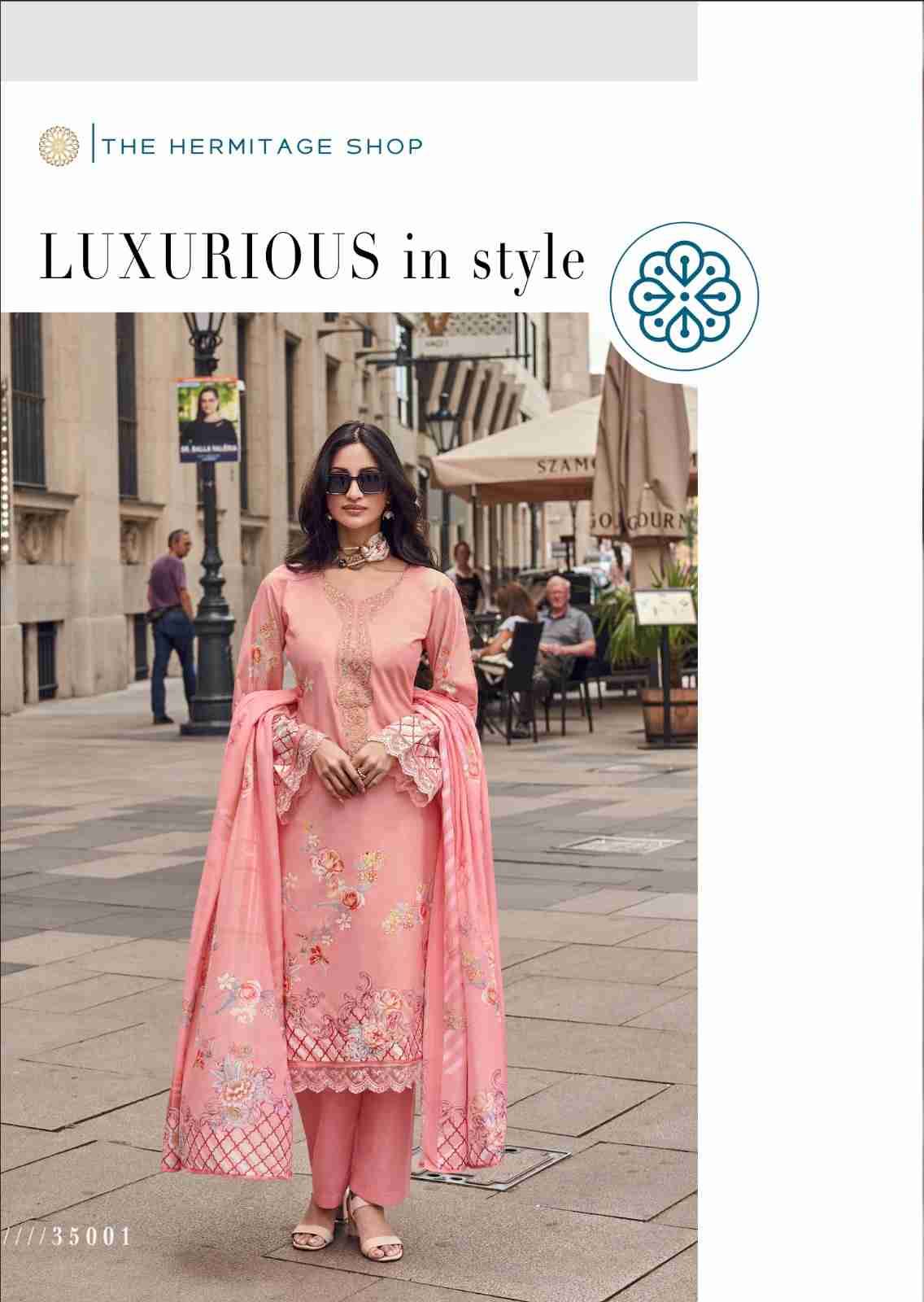 Aayka By The Hermitage Shop 8000 To 8005 Series Beautiful Festive Suits Colorful Stylish Fancy Casual Wear & Ethnic Wear Pure Lawn Cotton Dresses At Wholesale Price