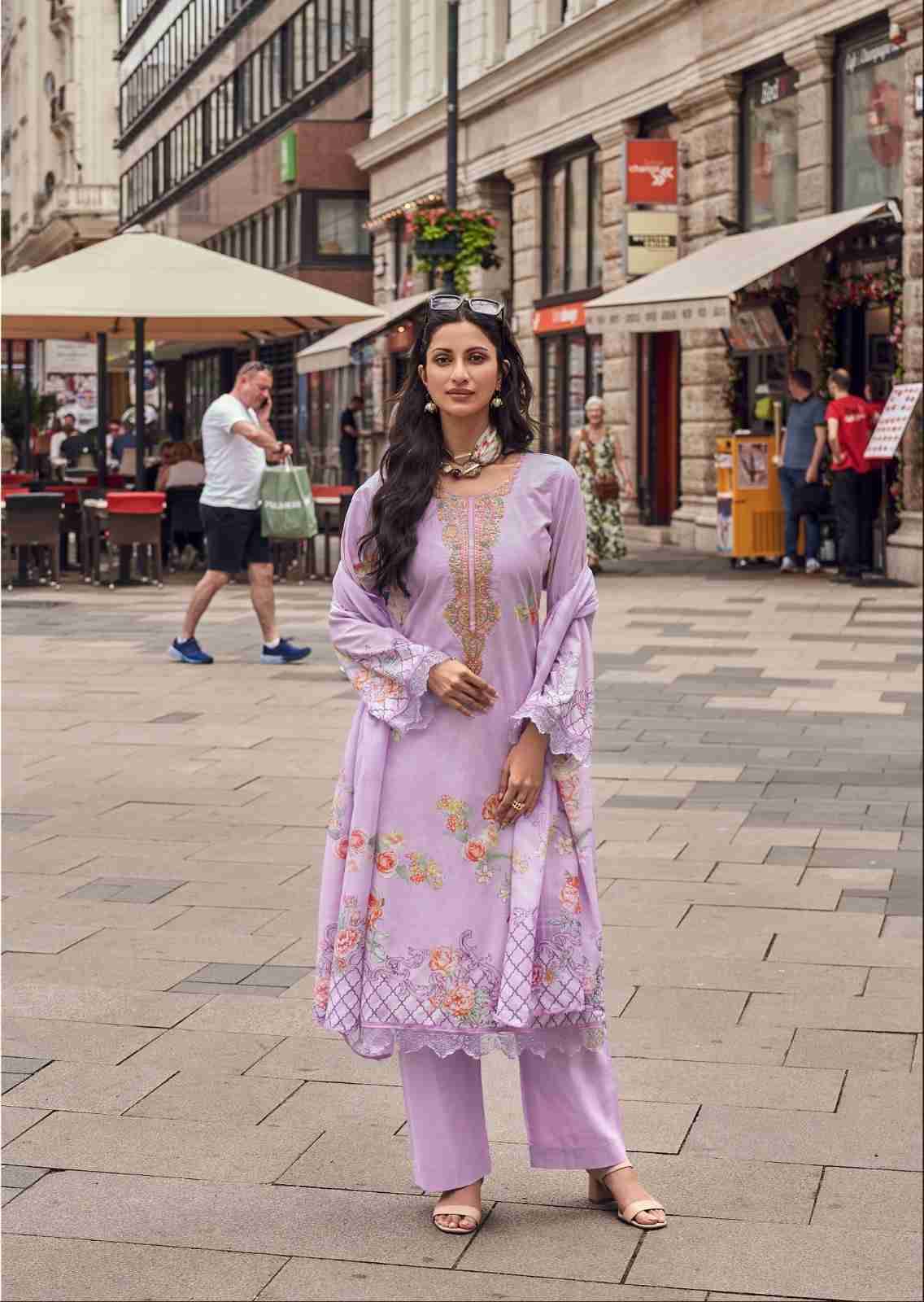 Aayka By The Hermitage Shop 8000 To 8005 Series Beautiful Festive Suits Colorful Stylish Fancy Casual Wear & Ethnic Wear Pure Lawn Cotton Dresses At Wholesale Price