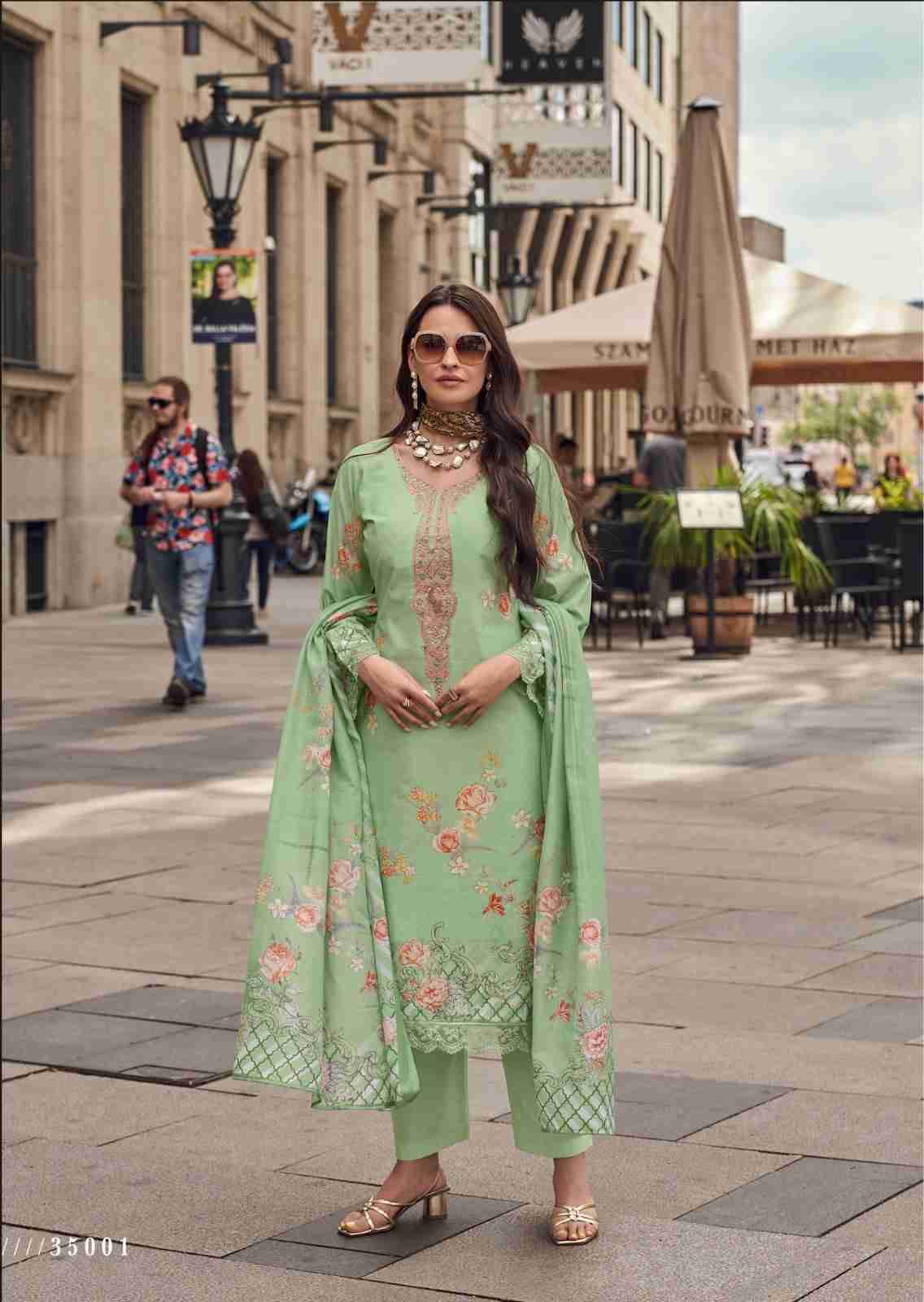 Aayka By The Hermitage Shop 8000 To 8005 Series Beautiful Festive Suits Colorful Stylish Fancy Casual Wear & Ethnic Wear Pure Lawn Cotton Dresses At Wholesale Price