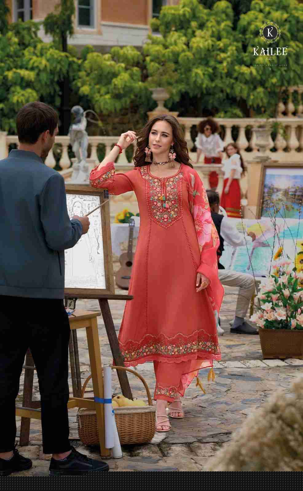 Begum Vol-6 By Kailee 42727 To 42734 Series Festive Suits Beautiful Fancy Colorful Stylish Party Wear & Occasional Wear Pure Viscose Silk With Work Dresses At Wholesale Price