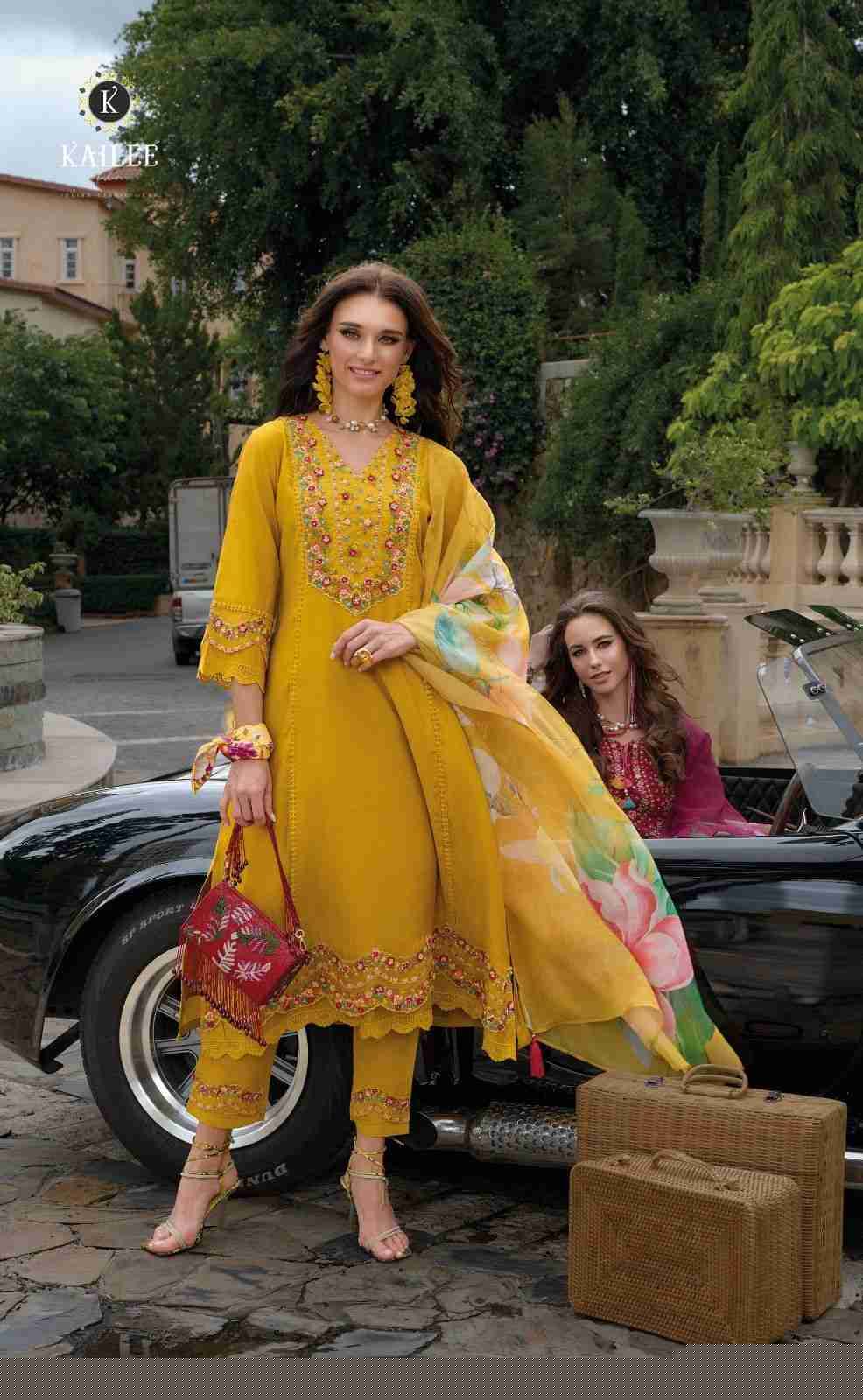Begum Vol-6 By Kailee 42727 To 42734 Series Festive Suits Beautiful Fancy Colorful Stylish Party Wear & Occasional Wear Pure Viscose Silk With Work Dresses At Wholesale Price