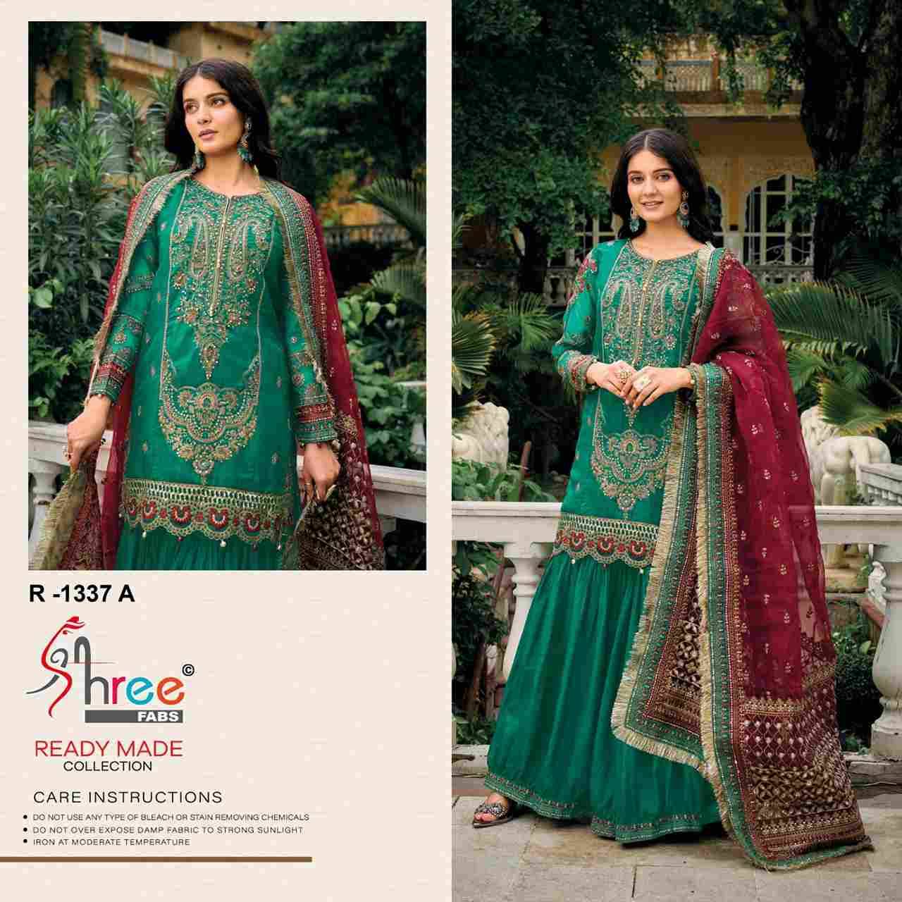 Shree Fabs Hit Design R-1337 Colours By Shree Fabs R-1337-A To R-1337-D Series Wholesale Designer Pakistani Suits Collection Beautiful Stylish Fancy Colorful Party Wear & Occasional Wear Viscose Silk Dresses At Wholesale Price