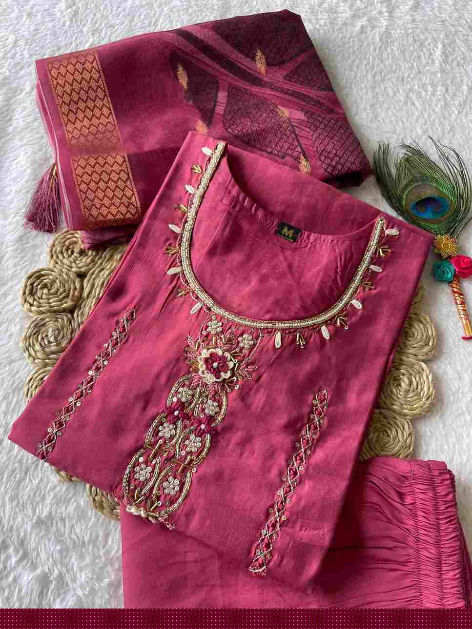 Kr-324 By Fashid Wholesale 01 To 07 Series Designer Festive Suits Collection Beautiful Stylish Fancy Colorful Party Wear & Occasional Wear Roman Silk Kurti With Pent At Wholesale Price