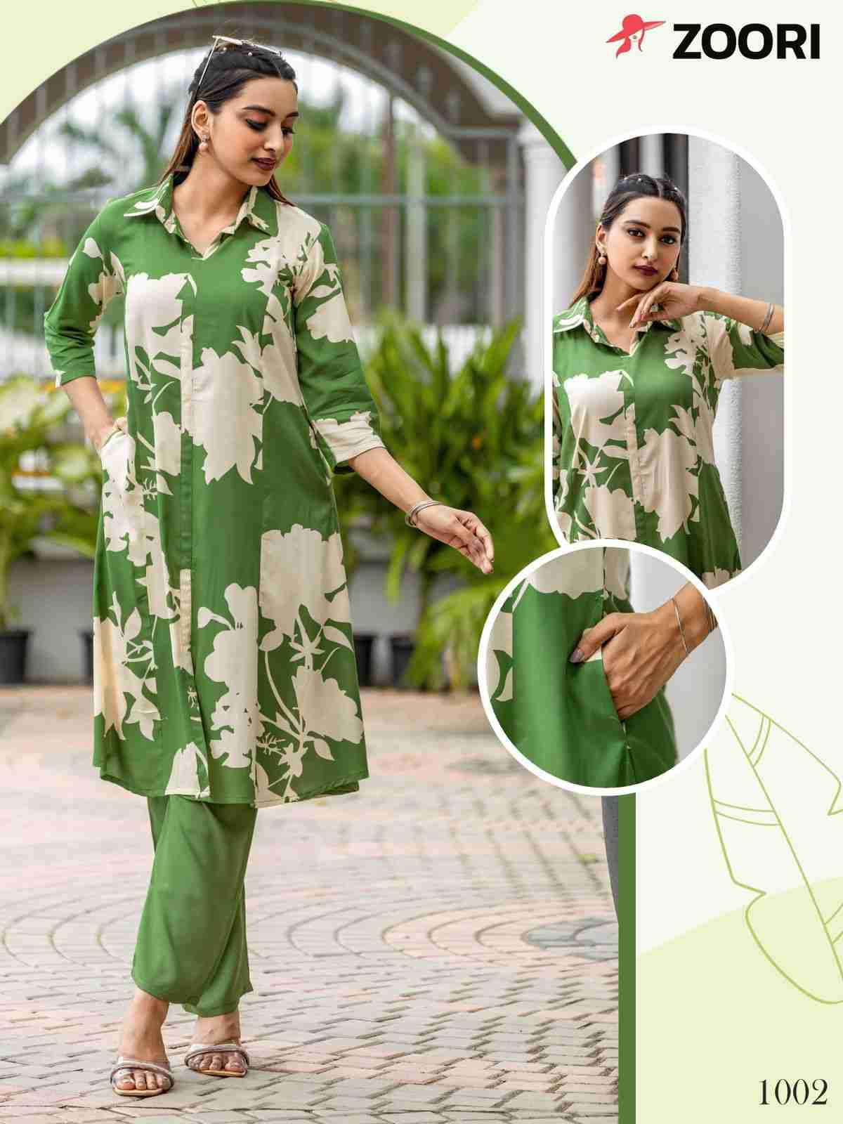 Alexa By Zoori 1001 To 1004 Series Designer Stylish Fancy Colorful Beautiful Party Wear & Ethnic Wear Collection Rayon Print Co-Ord At Wholesale Price