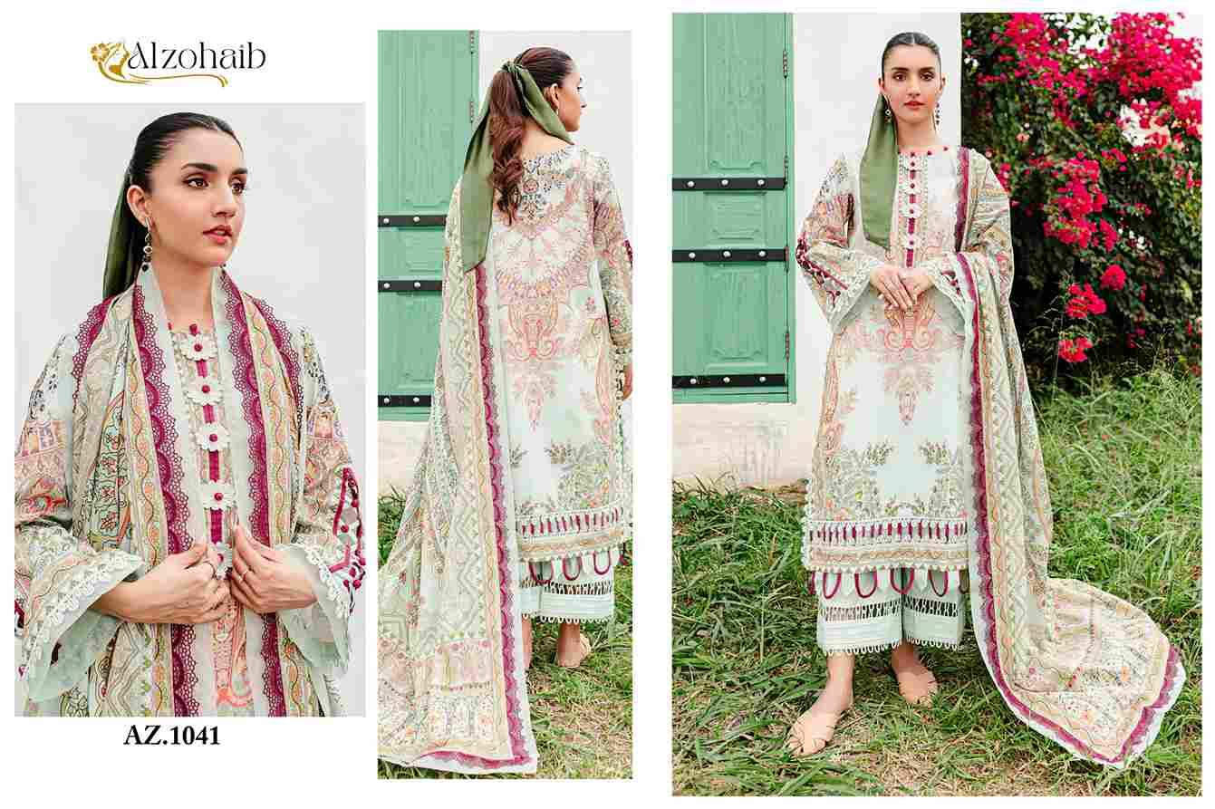 Queen Court Vol-2 By Alzohaib 1039 To 1043 Series Wholesale Designer Pakistani Suits Collection Beautiful Stylish Fancy Colorful Party Wear & Occasional Wear Pure Cotton Print Dresses At Wholesale Price