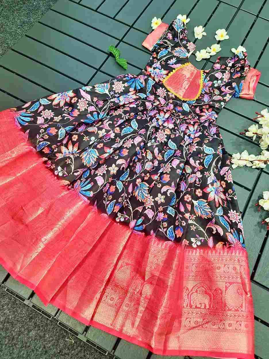 PVR KIDS GOWN VOL-2 BY FASHID WHOLESALE 01 TO 07 SERIES DESIGNER BEAUTIFUL NAVRATRI COLLECTION OCCASIONAL WEAR & PARTY WEAR HEAVY CREPE SILK GOWN AT WHOLESALE PRICE
