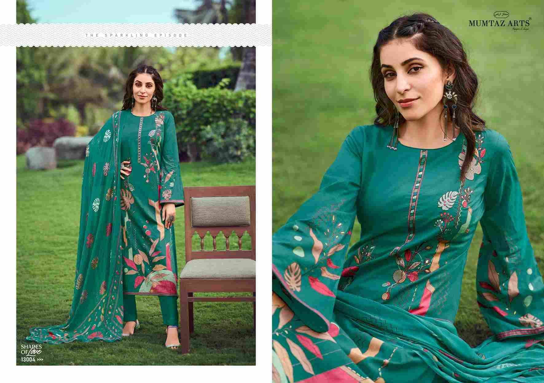 Shades Of Love By Mumtaz Arts 13001 To 13004 Series Beautiful Festive Suits Stylish Fancy Colorful Casual Wear & Ethnic Wear Pure Cambric Cotton Print Dresses At Wholesale Price