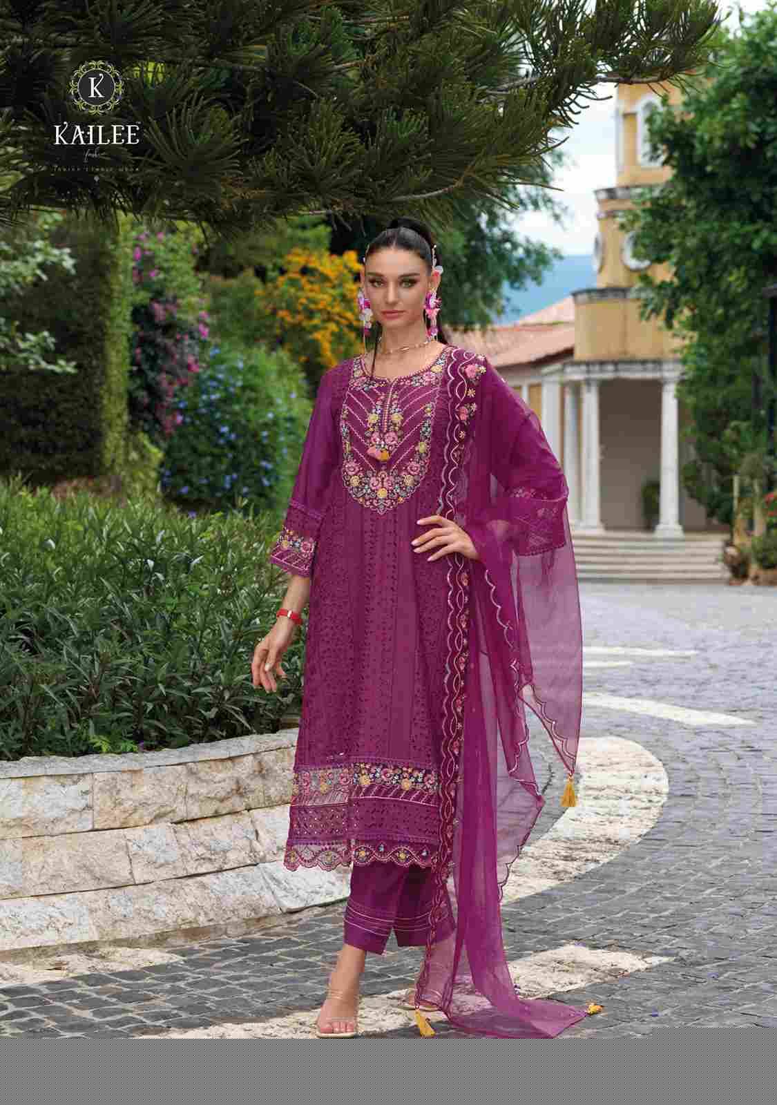 Safarnama Vol-5 By Kailee 43771 To 43776 Series Designer Festive Suits Collection Beautiful Stylish Fancy Colorful Party Wear & Occasional Wear Pure Viscose Muslin Embroidered Dresses At Wholesale Price
