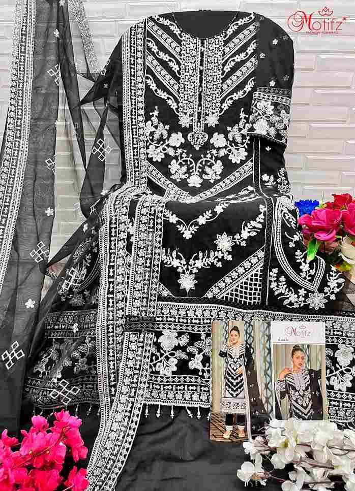 Motifz Hit Design 666 Colours By Motifz 666-A To 666-D Series Beautiful Pakistani Suits Colorful Stylish Fancy Casual Wear & Ethnic Wear Organza Dresses At Wholesale Price