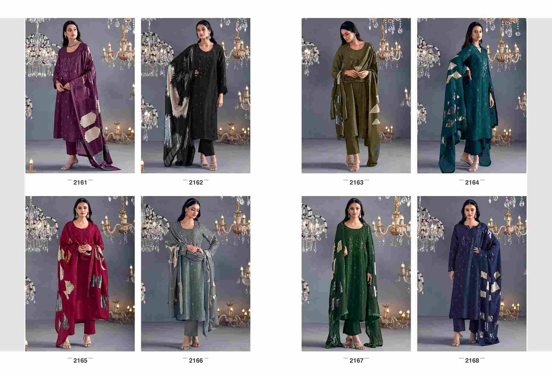 Hazel By Kimora Fashion 2161 To 2168 Series Designer Festive Suits Collection Beautiful Stylish Fancy Colorful Party Wear & Occasional Wear Pure Silk Dresses At Wholesale Price
