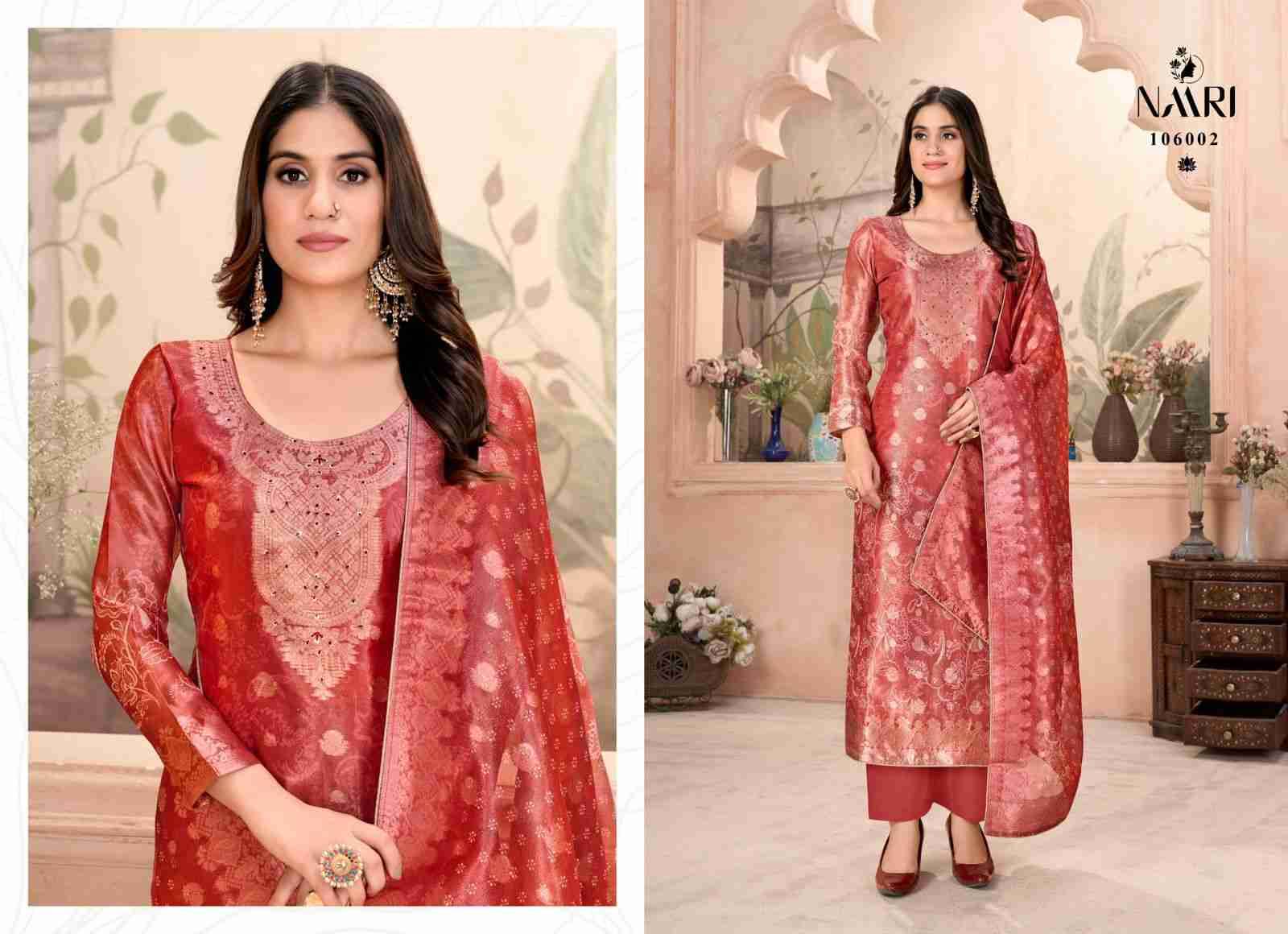Ibaas By Naari 106001 To 106004 Series Beautiful Stylish Festive Suits Fancy Colorful Casual Wear & Ethnic Wear & Ready To Wear Pure Jacquard Dresses At Wholesale Price