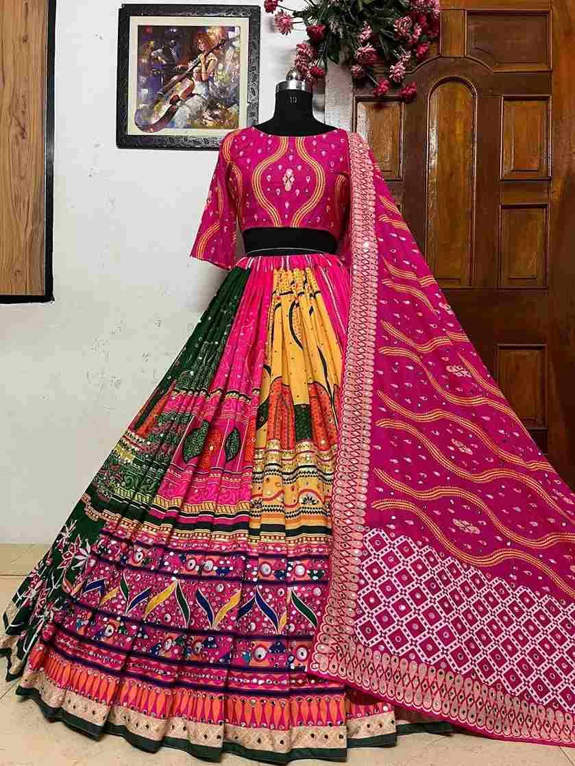 Alc-063 By Fashid Wholesale Designer Beautiful Navratri Collection Occasional Wear & Party Wear Heavy Muslin Cotton Lehengas At Wholesale Price