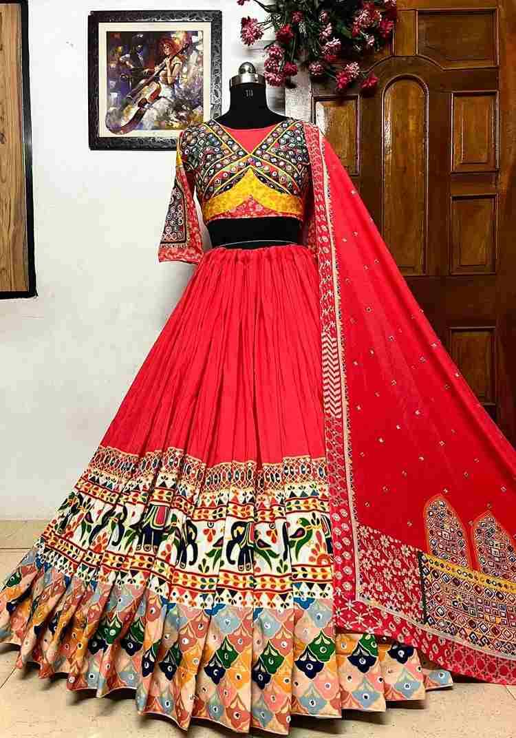 Alc-060 By Fashid Wholesale Designer Beautiful Navratri Collection Occasional Wear & Party Wear Heavy Muslin Cotton Lehengas At Wholesale Price