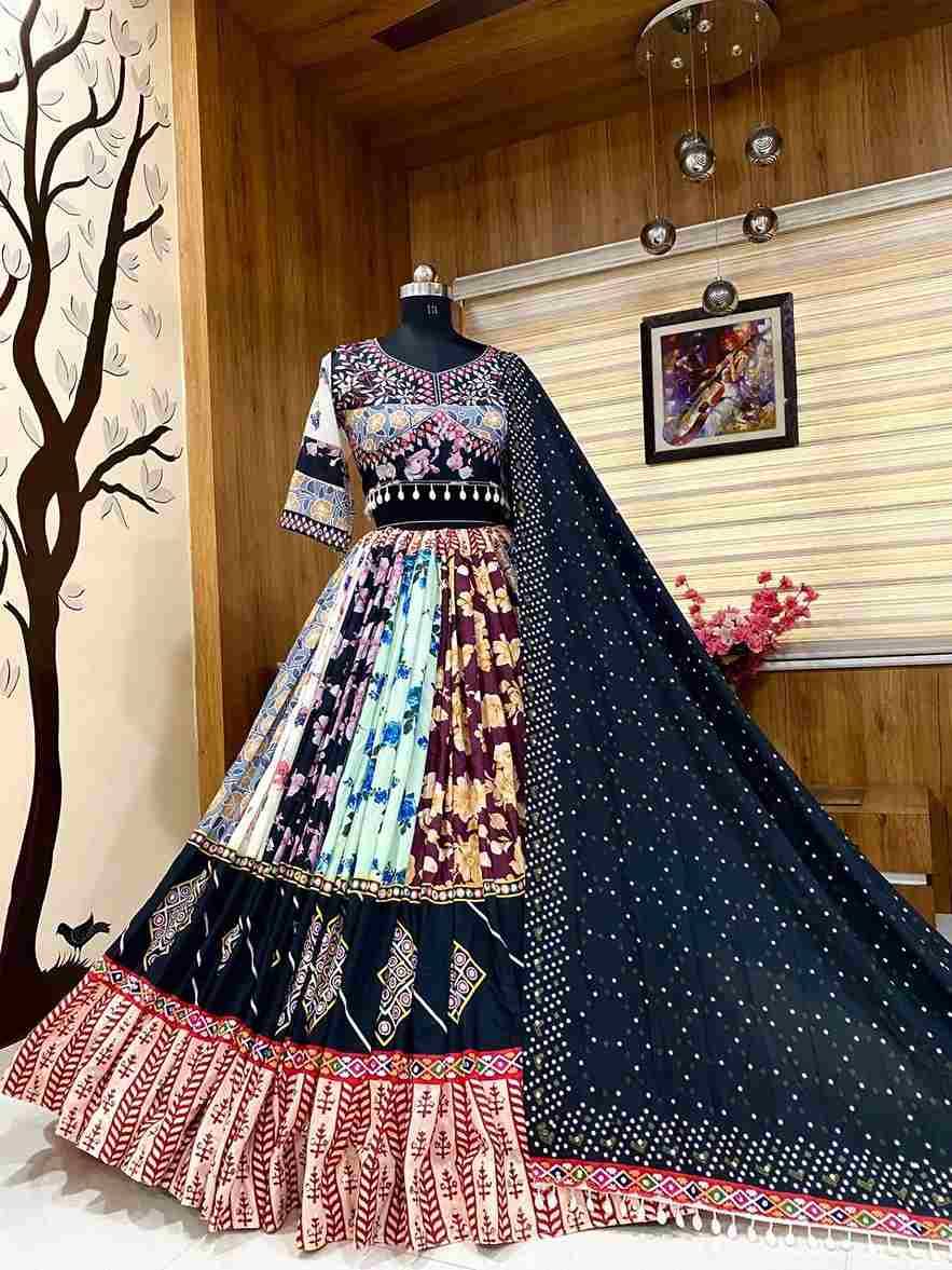 Alc By Fashid Wholesale 01 To 04 Series Designer Beautiful Navratri Collection Occasional Wear & Party Wear Heavy Muslin Cotton Lehengas At Wholesale Price