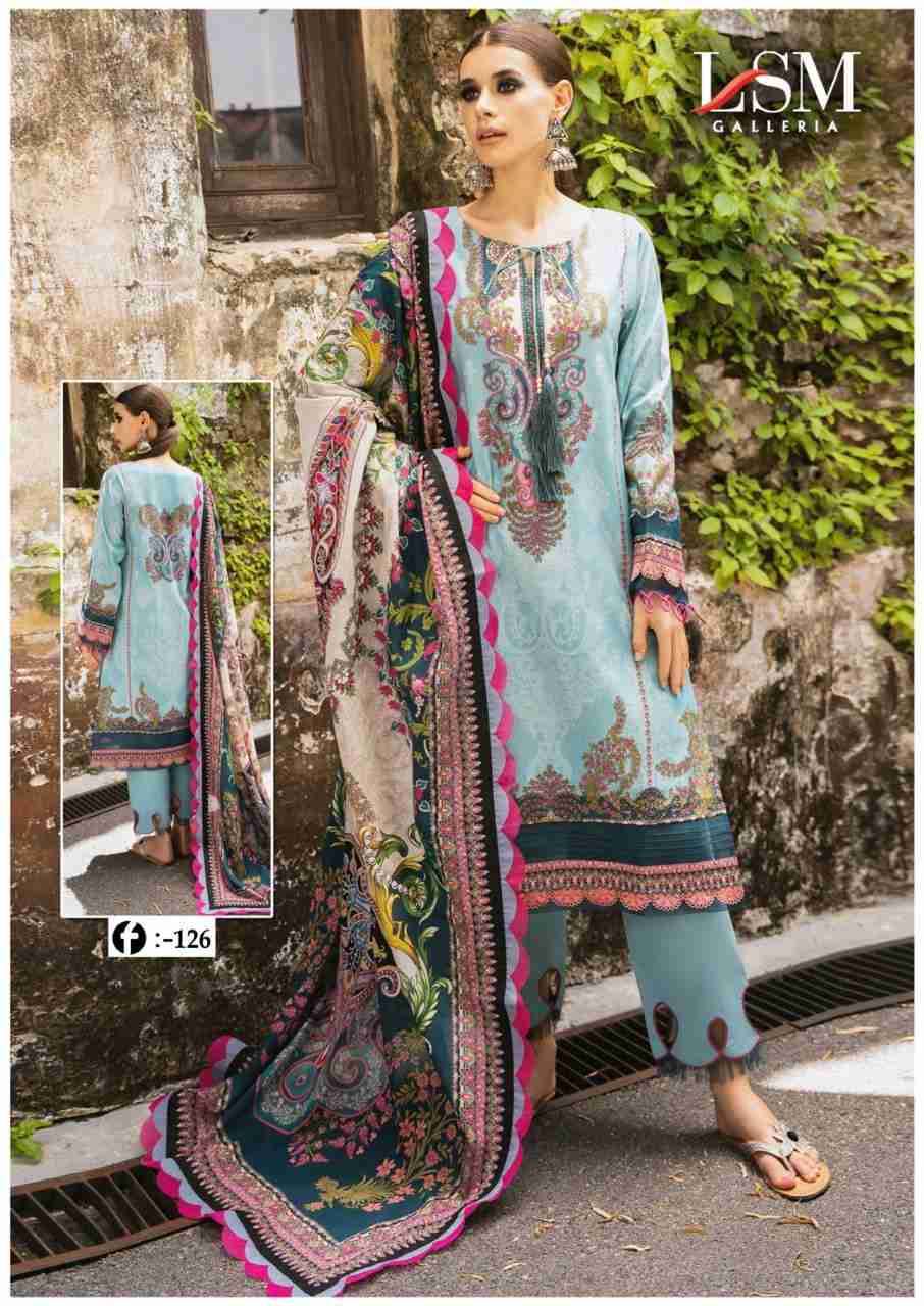 Firdous Queen Vol-12 By Lsm Galleria 121 To 126 Series Beautiful Stylish Festive Suits Fancy Colorful Casual Wear & Ethnic Wear & Ready To Wear Pure Lawn Print Dresses At Wholesale Price