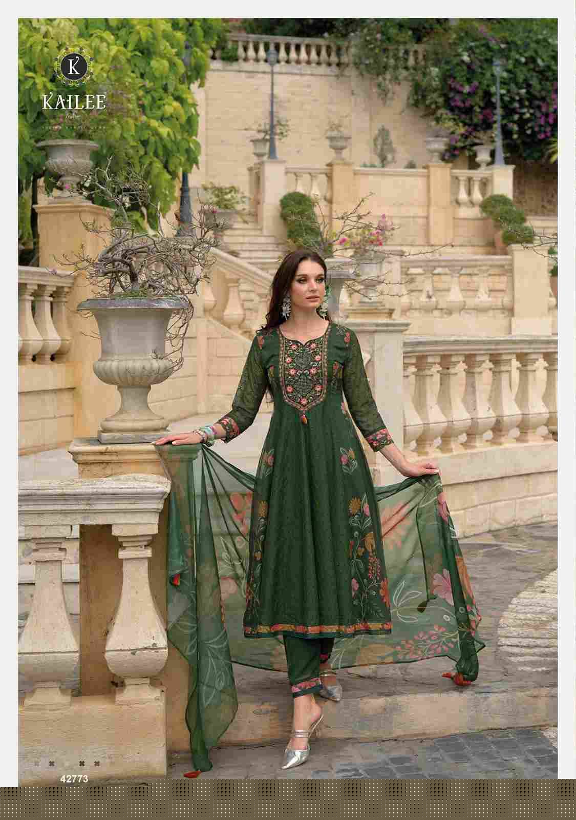 Meraki-24 By Kailee 42771 To 42776 Series Beautiful Stylish Festive Suits Fancy Colorful Casual Wear & Ethnic Wear & Ready To Wear Pure Organza Dresses At Wholesale Price