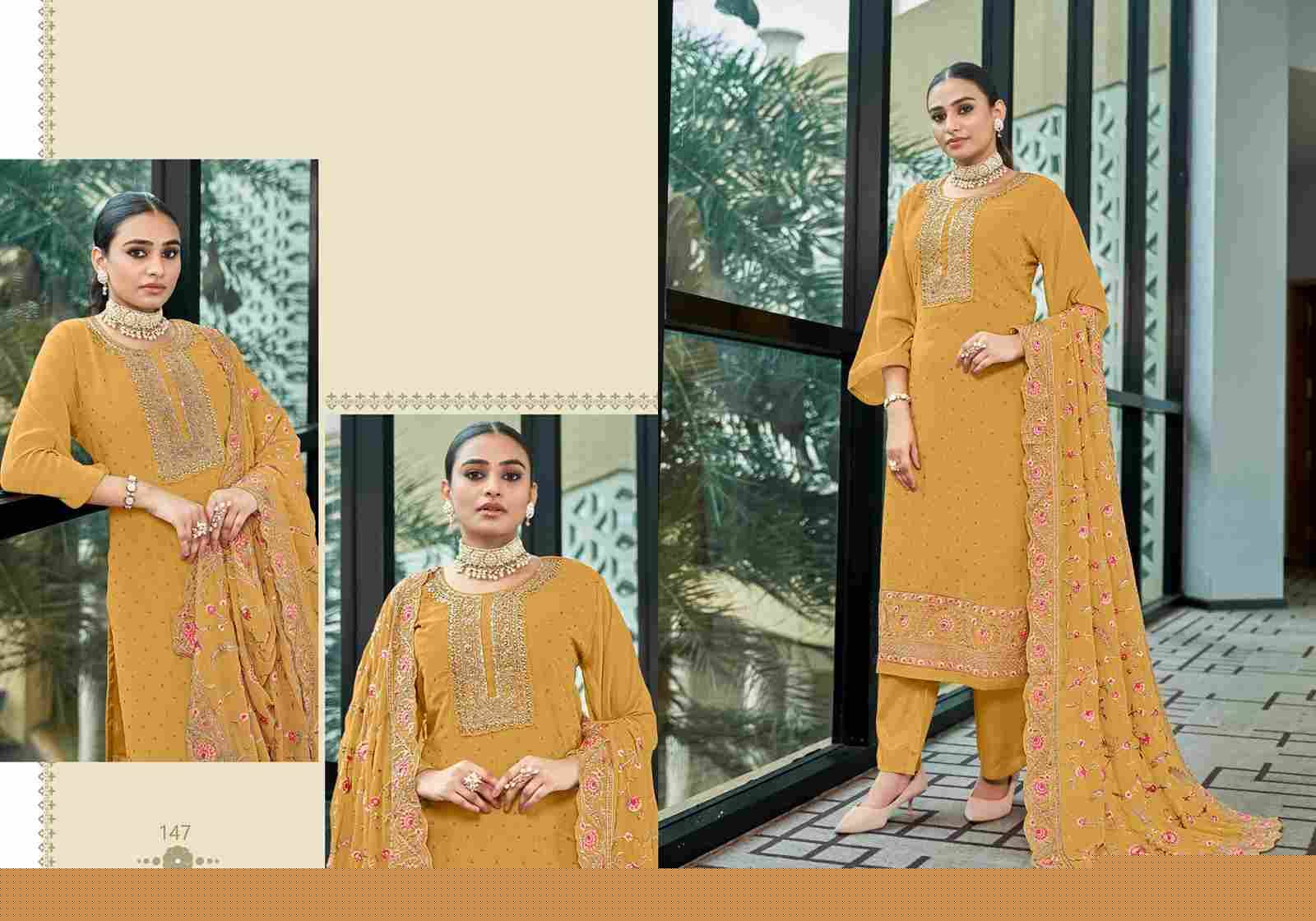 Aaina Vol-11 By Amyra Designer 146 To 148 Series Festive Suits Beautiful Fancy Colorful Stylish Party Wear & Occasional Wear Heavy Georgette Dresses At Wholesale Price