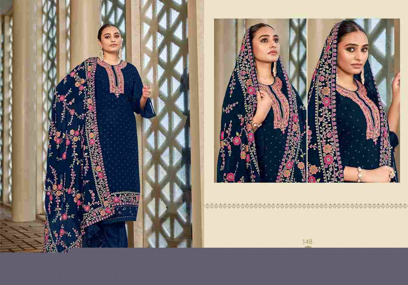 Aaina Vol-11 By Amyra Designer 146 To 148 Series Festive Suits Beautiful Fancy Colorful Stylish Party Wear & Occasional Wear Heavy Georgette Dresses At Wholesale Price