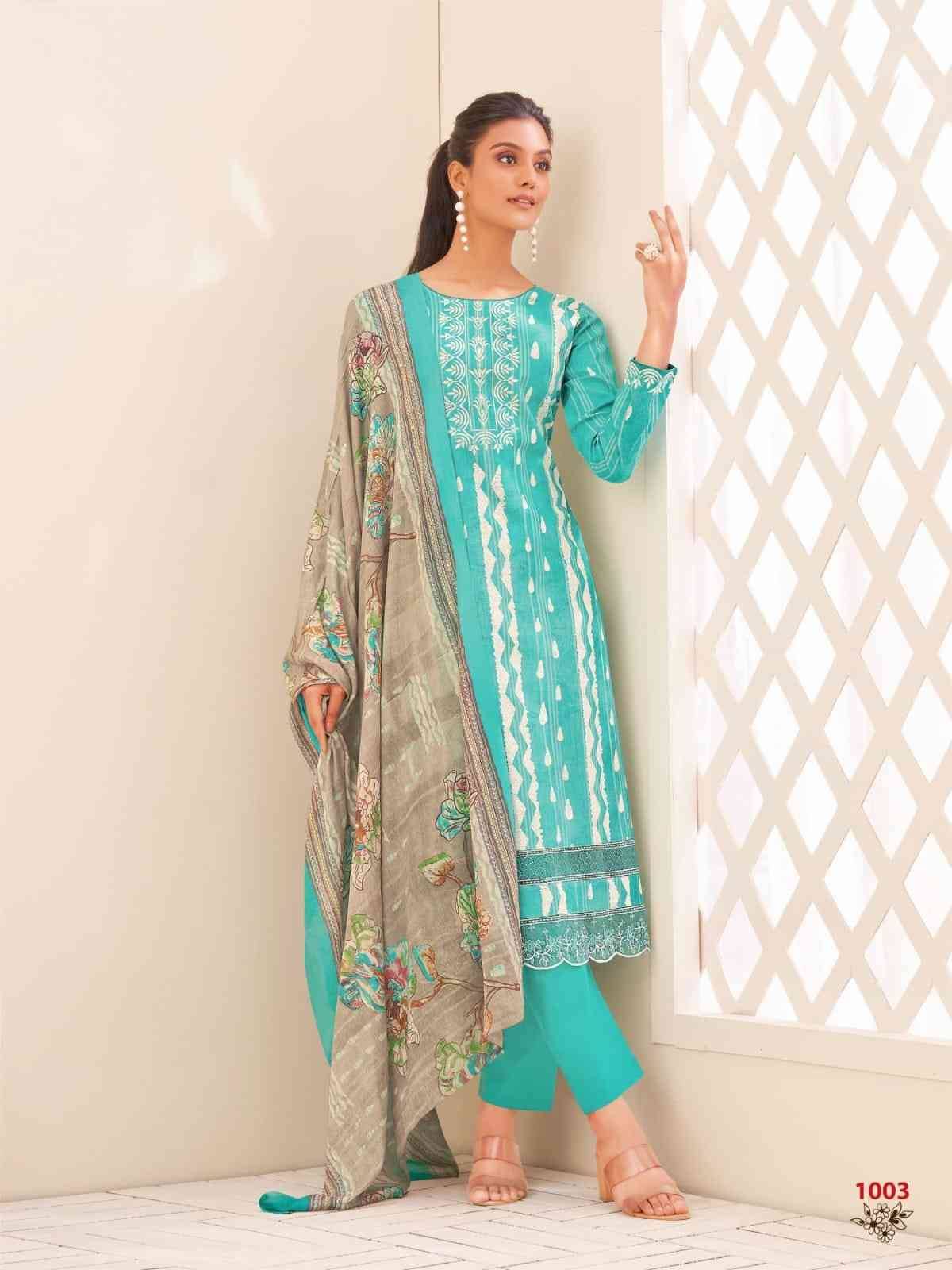 Premvati Vol-1 By Shree Om Fab 1001 To 1006 Series Beautiful Festive Suits Stylish Fancy Colorful Casual Wear & Ethnic Wear Pure Lawn Digital Print Dresses At Wholesale Price