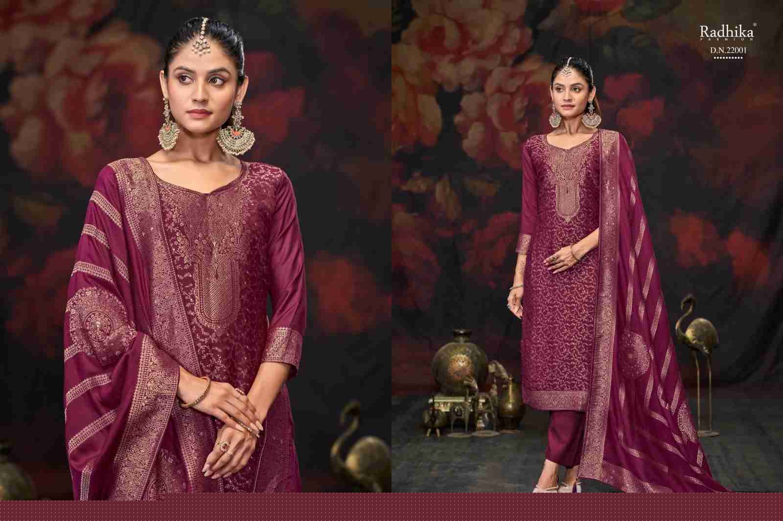 Muskan By Sumyra 22001 To 22004 Series Beautiful Stylish Suits Fancy Colorful Casual Wear & Ethnic Wear & Ready To Wear Pure Viscose Pashmina Print With Work Dresses At Wholesale Price