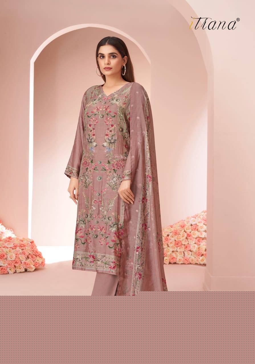 Kavita By Itrana Beautiful Festive Suits Colorful Stylish Fancy Casual Wear & Ethnic Wear Muslin Silk Dresses At Wholesale Price