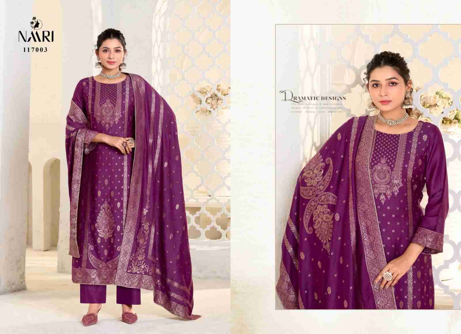 Gulistan By Naari 117001 To 117004 Series Beautiful Festive Suits Stylish Fancy Colorful Casual Wear & Ethnic Wear Pashmina Jacquard Dresses At Wholesale Price