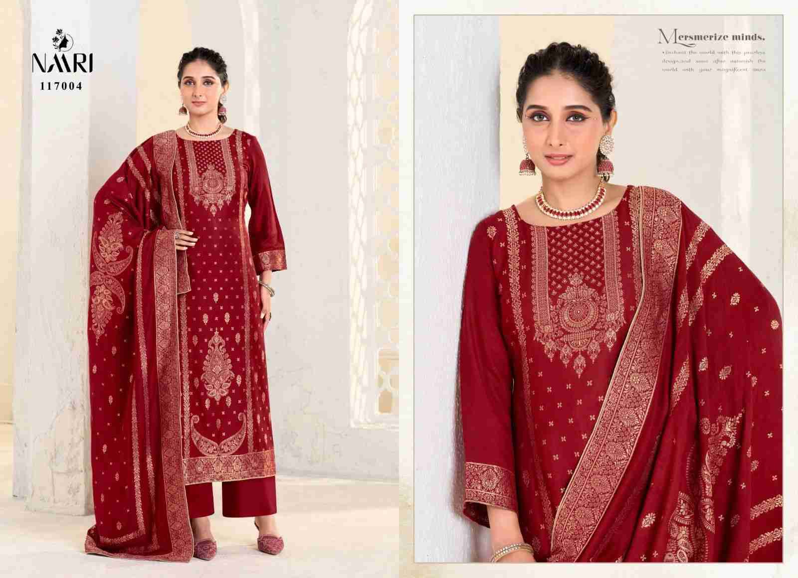 Gulistan By Naari 117001 To 117004 Series Beautiful Festive Suits Stylish Fancy Colorful Casual Wear & Ethnic Wear Pashmina Jacquard Dresses At Wholesale Price