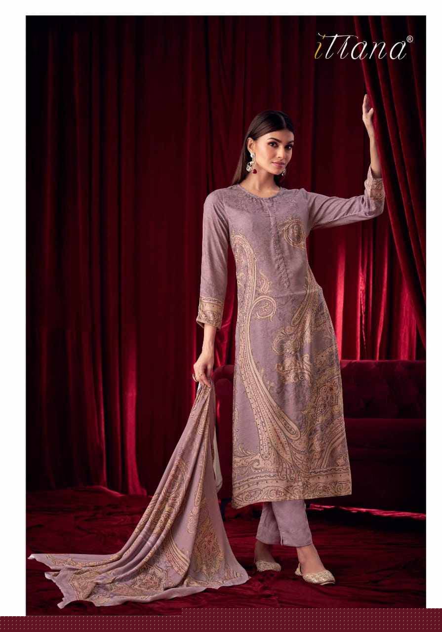 Sanjh By Itrana Beautiful Festive Suits Colorful Stylish Fancy Casual Wear & Ethnic Wear Staple Twill Dresses At Wholesale Price