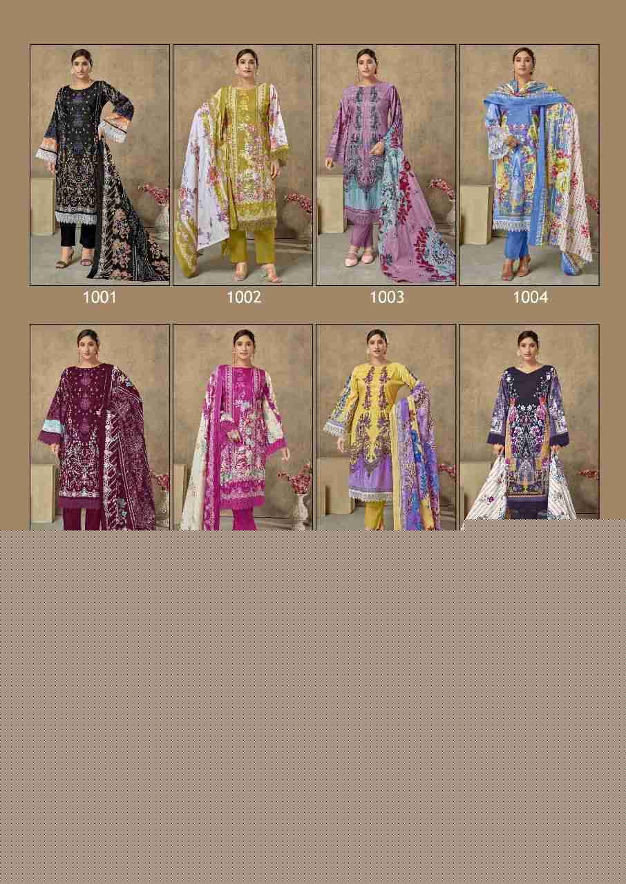 Nayra By NR Print 1001 To 1008 Series Beautiful Stylish Festive Suits Fancy Colorful Casual Wear & Ethnic Wear & Ready To Wear Heavy Lawn Cotton Print Dresses At Wholesale Price