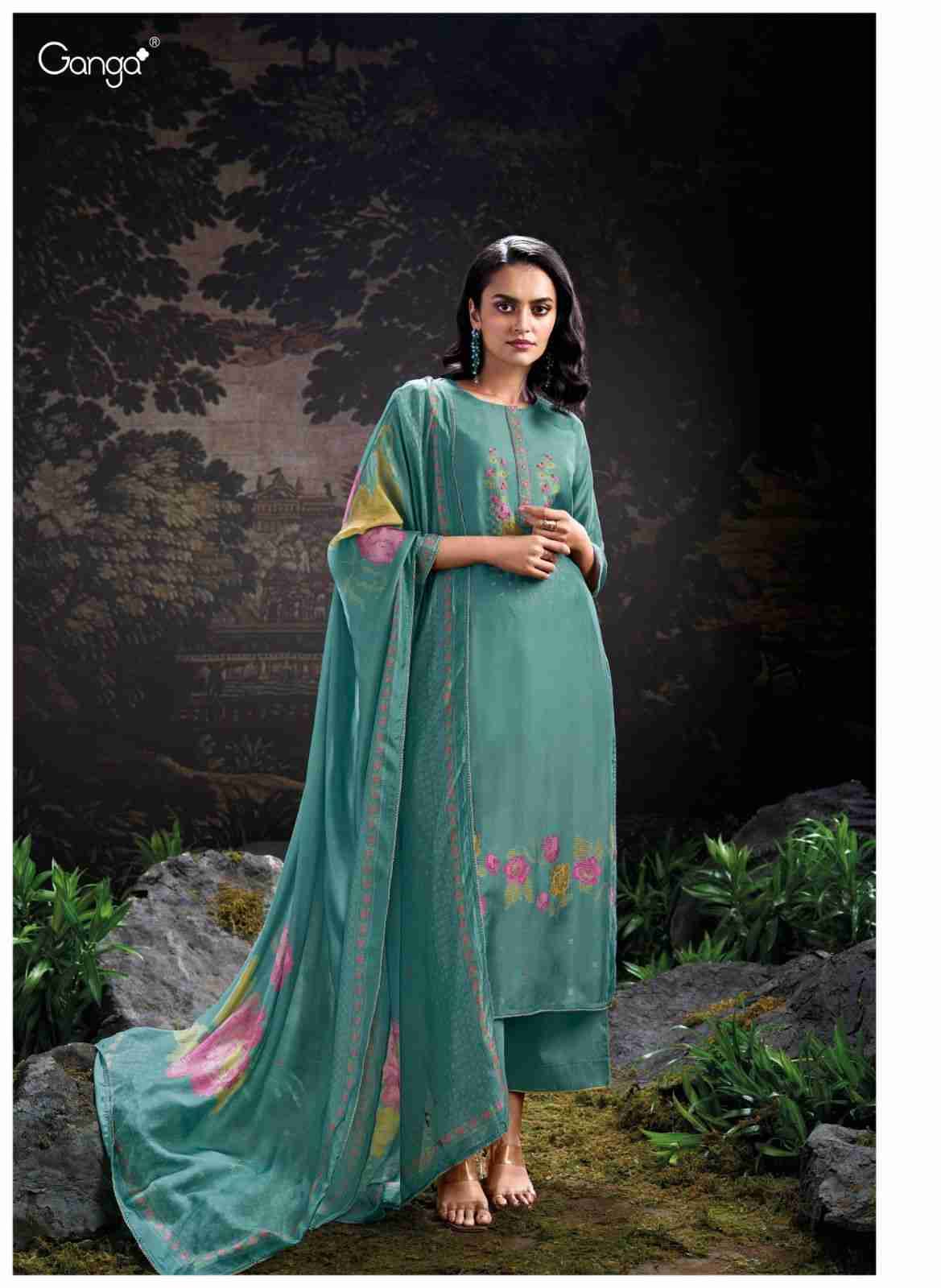 Onora By Ganga Fashion 2099 To 2104 Series Beautiful Festive Suits Colorful Stylish Fancy Casual Wear & Ethnic Wear Pure Bemberg Dresses At Wholesale Price
