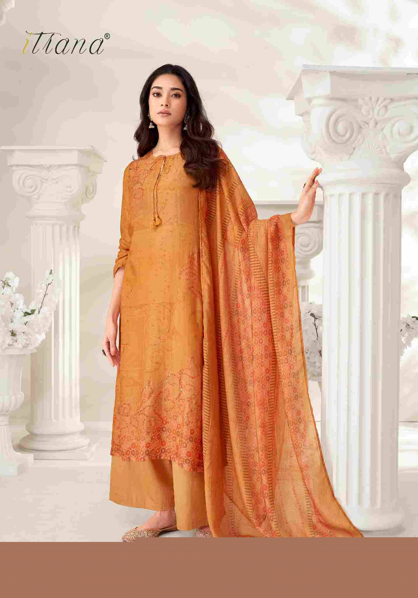 Prachi By Itrana Beautiful Festive Suits Colorful Stylish Fancy Casual Wear & Ethnic Wear Pure Muslin Silk Dresses At Wholesale Price
