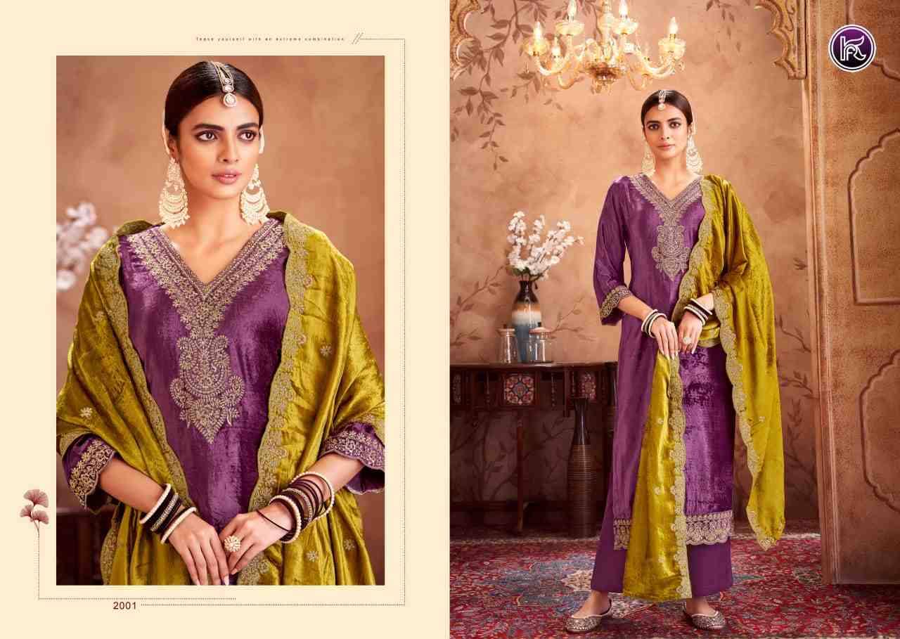 Sajani By Kala Fashion 2001 To 2004 Series Festive Suits Beautiful Fancy Colorful Stylish Party Wear & Occasional Wear Velvet Embroidered Dresses At Wholesale Price
