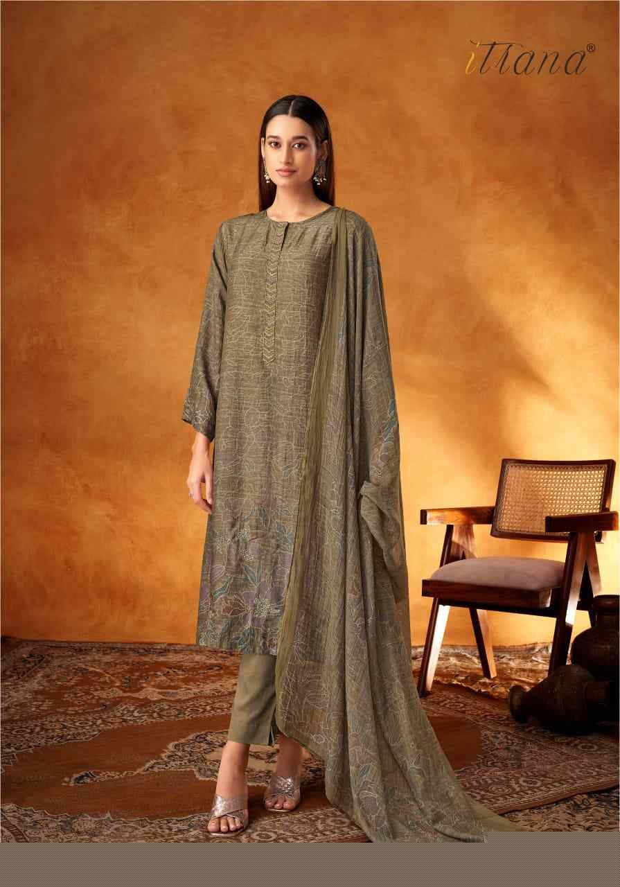 Aarohi By Itrana Beautiful Festive Suits Colorful Stylish Fancy Casual Wear & Ethnic Wear Pure Muslin Silk Dresses At Wholesale Price