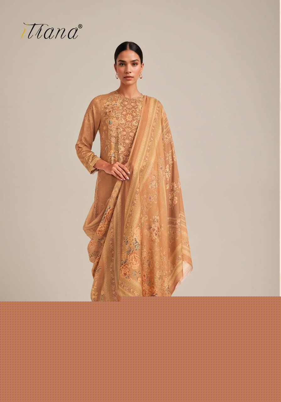 Nagma By Itrana Beautiful Festive Suits Colorful Stylish Fancy Casual Wear & Ethnic Wear Staple Twill Dresses At Wholesale Price