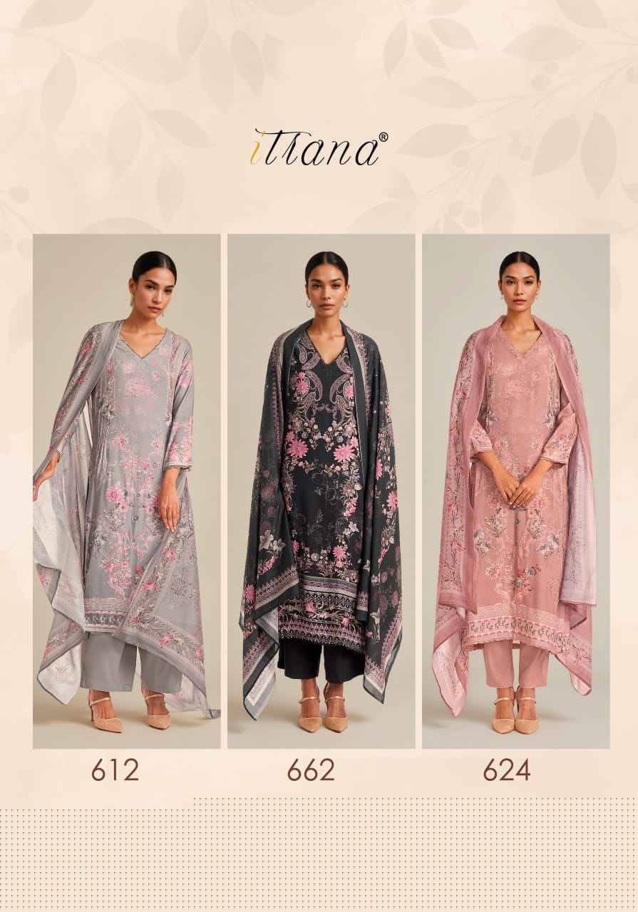 Nagma By Itrana Beautiful Festive Suits Colorful Stylish Fancy Casual Wear & Ethnic Wear Staple Twill Dresses At Wholesale Price