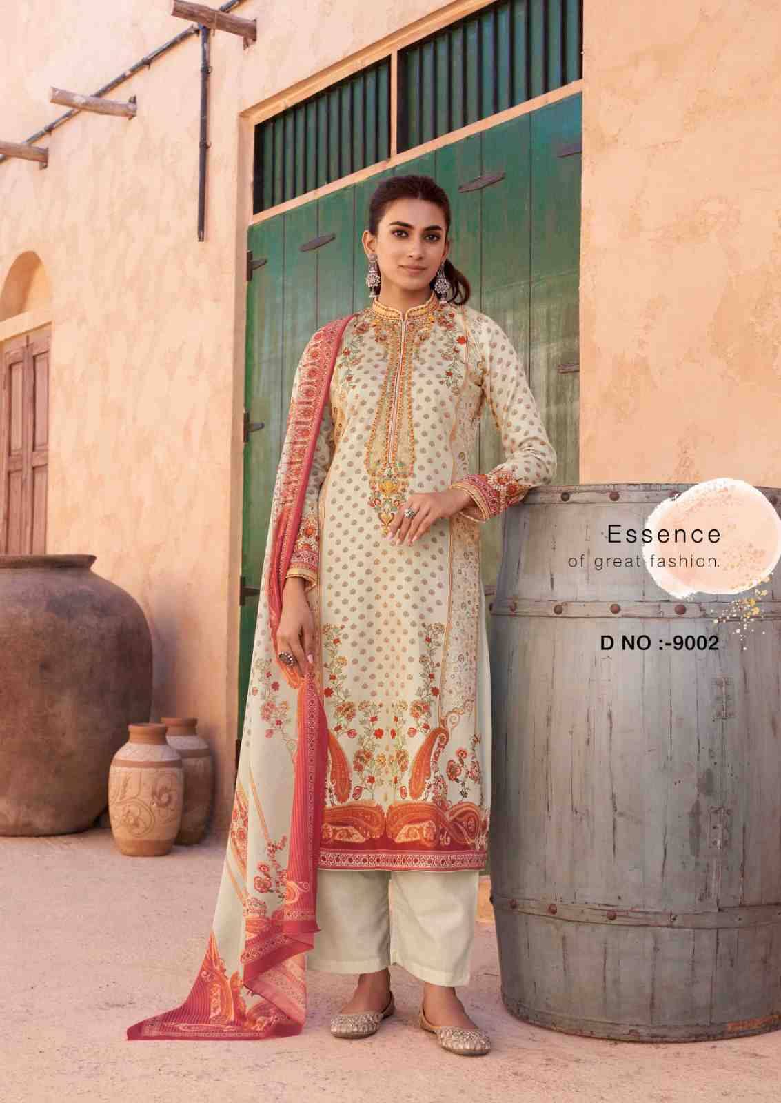 Mehqada By The Hermitage Shop 9001 To 9006 Series Wholesale Designer Festive Suits Collection Beautiful Stylish Fancy Colorful Party Wear & Occasional Wear Pure Viscose Lawn Print Dresses At Wholesale Price