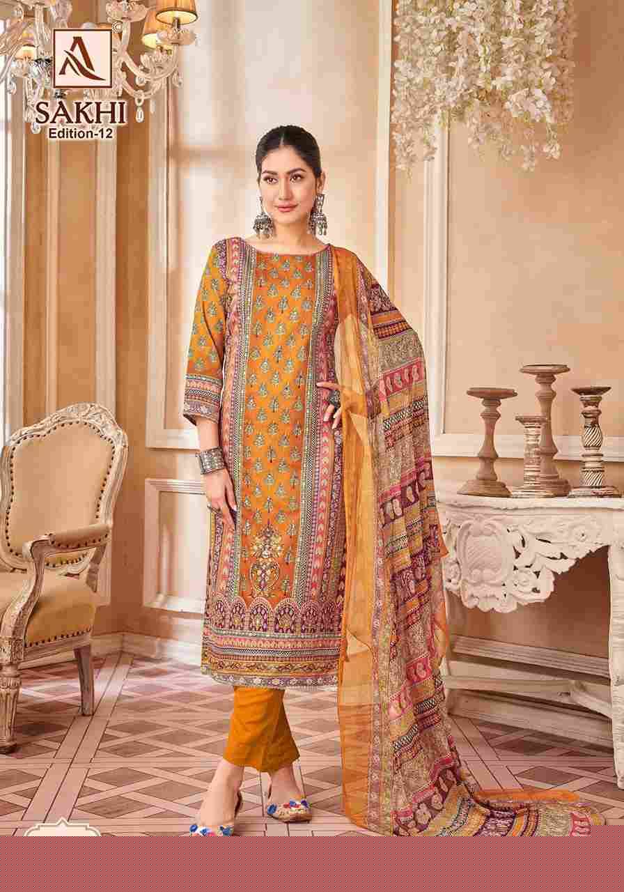 Sakhi Vol-12 By Alok Suit 228-001 To 228-004 Series Beautiful Festive Suits Colorful Stylish Fancy Casual Wear & Ethnic Wear Pure Jam Dresses At Wholesale Price