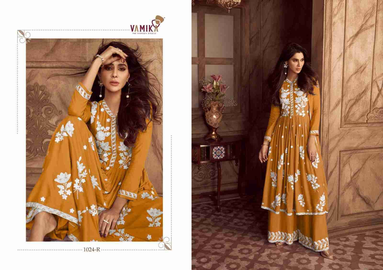 Lakhnawi Vol-4 New Color By Vamika 1024-P To 1024-T Series Beautiful Stylish Suits Fancy Colorful Casual Wear & Ethnic Wear & Ready To Wear Heavy Rayon Dresses At Wholesale Price