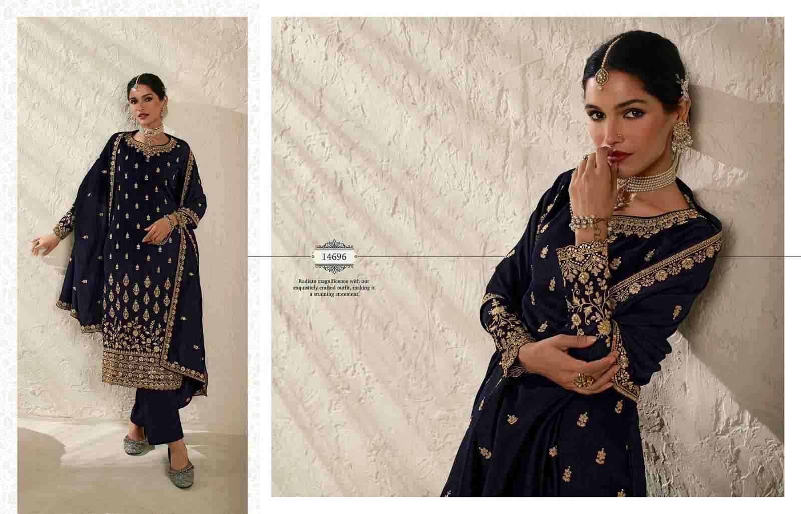 Nargis Vol-2 By Zisa 14691 To 14696 Series Beautiful Suits Colorful Stylish Fancy Casual Wear & Ethnic Wear Silk Embroidered Dresses At Wholesale Price
