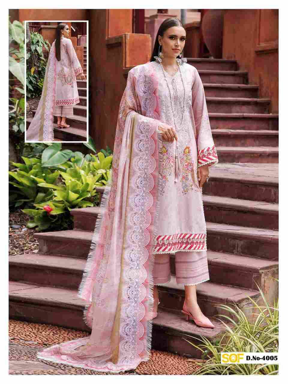 Ayra.B Vol-4 By Shree Om Fab 4001 To 4006 Series Designer Pakistani Suits Beautiful Fancy Stylish Colorful Party Wear & Occasional Wear Pure Lawn With Embroidery Dresses At Wholesale Price