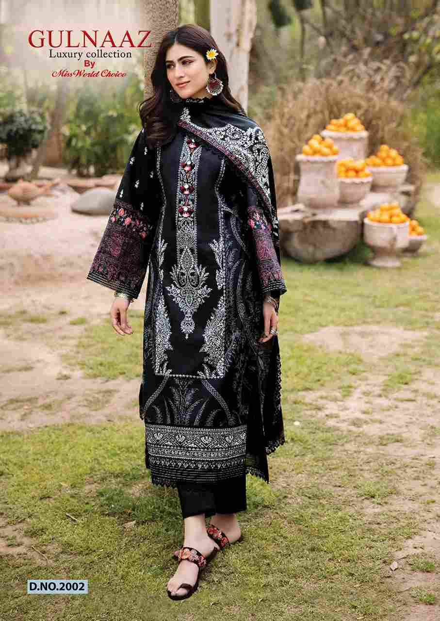 Gulnaaz Vol-2 By Miss World Choice 2001 To 2006 Series Beautiful Festive Suits Colorful Stylish Fancy Casual Wear & Ethnic Wear Pure Cotton Embroidered Dresses At Wholesale Price