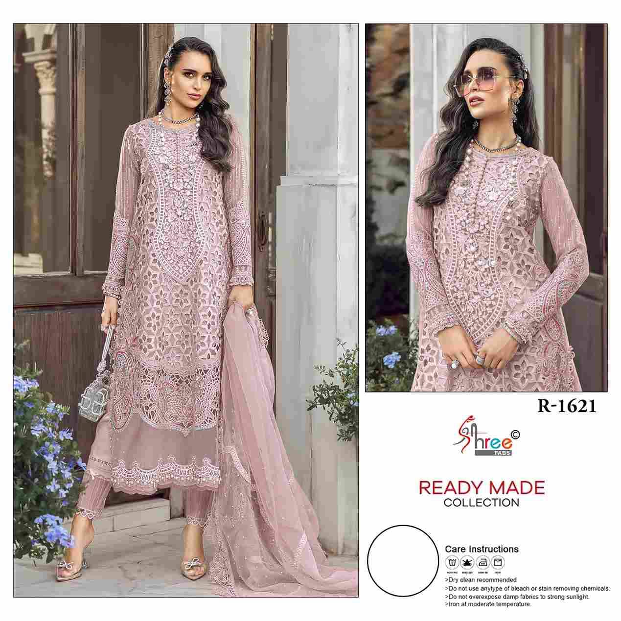 Shree Fabs Hit Design R-1621 Colours By Shree Fabs R-1621-A To R-1621-D Series Beautiful Pakistani Suits Stylish Fancy Colorful Party Wear & Occasional Wear Organza Embroidered Dresses At Wholesale Price