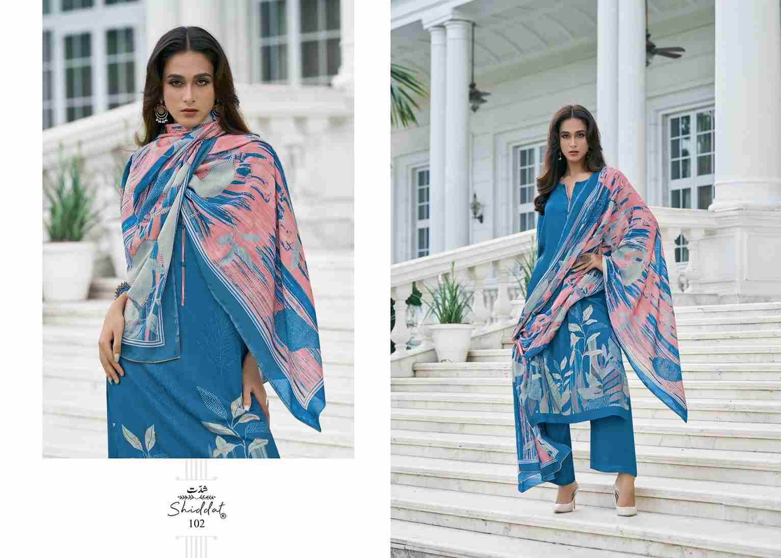 Raisa By Shiddat 101 To 108 Series Designer Stylish Fancy Colorful Beautiful Party Wear & Ethnic Wear Collection Pure Pashmina Dresses At Wholesale Price
