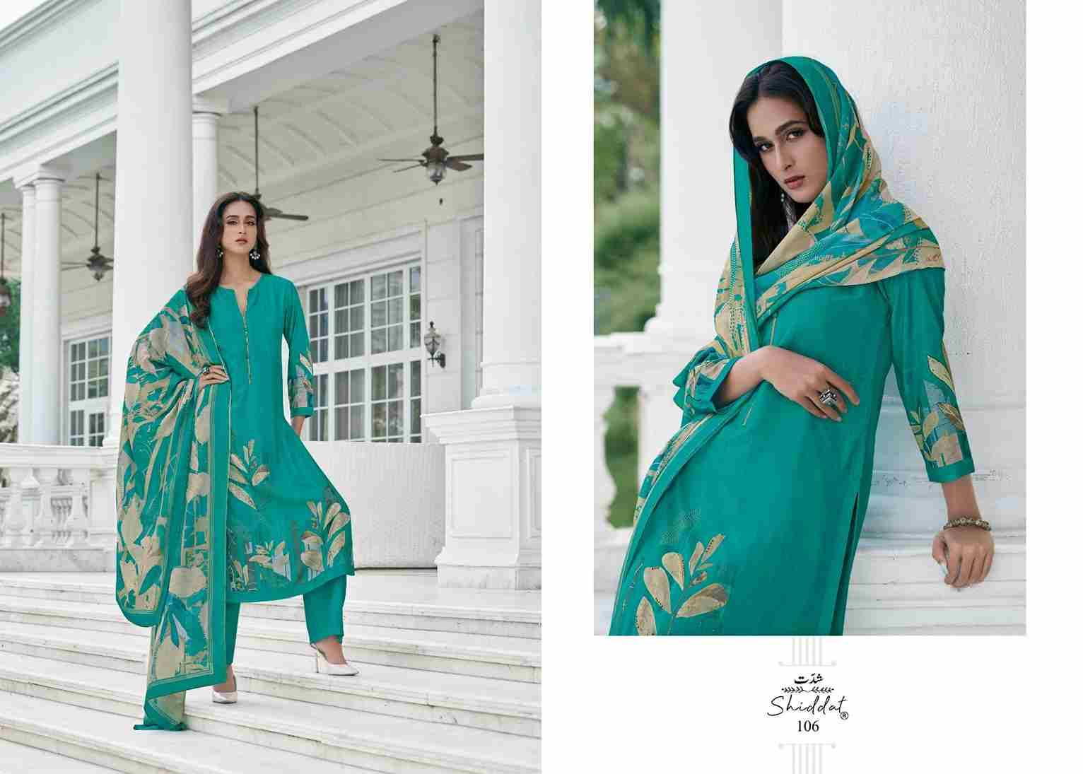 Raisa By Shiddat 101 To 108 Series Designer Stylish Fancy Colorful Beautiful Party Wear & Ethnic Wear Collection Pure Pashmina Dresses At Wholesale Price