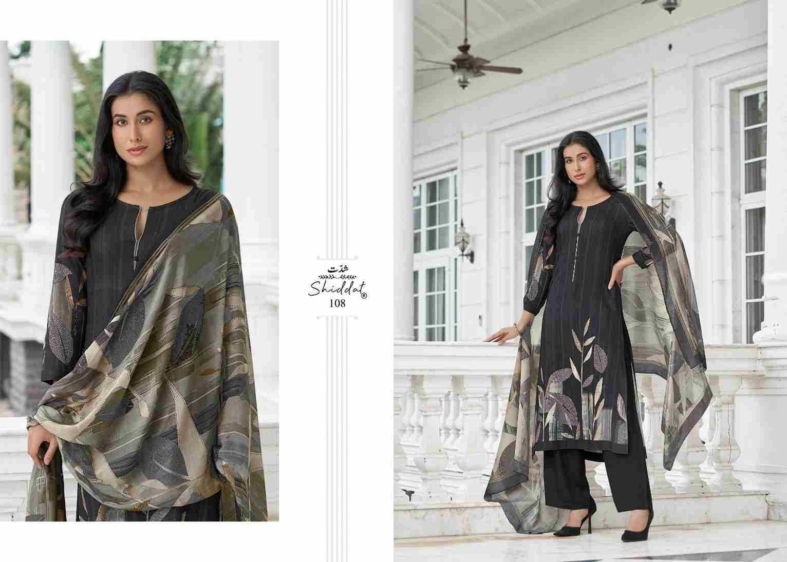Raisa By Shiddat 101 To 108 Series Designer Stylish Fancy Colorful Beautiful Party Wear & Ethnic Wear Collection Pure Pashmina Dresses At Wholesale Price