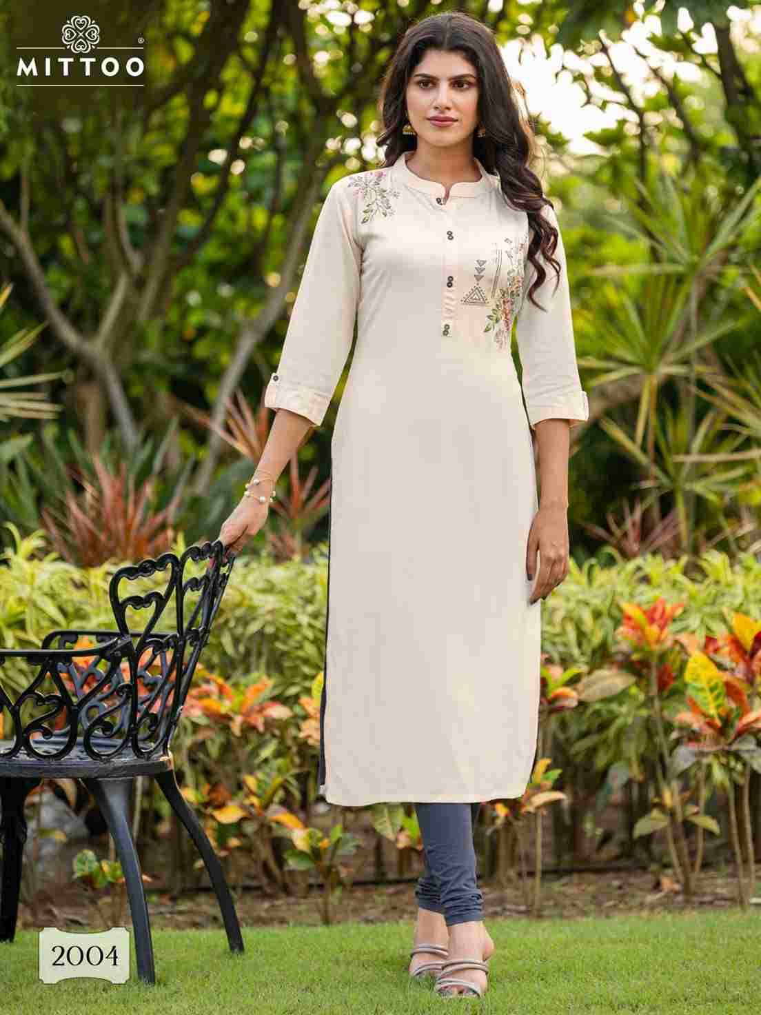 Exotica By Mittoo 2001 To 2006 Series Designer Stylish Fancy Colorful Beautiful Party Wear & Ethnic Wear Collection Rayon Kurtis At Wholesale Price