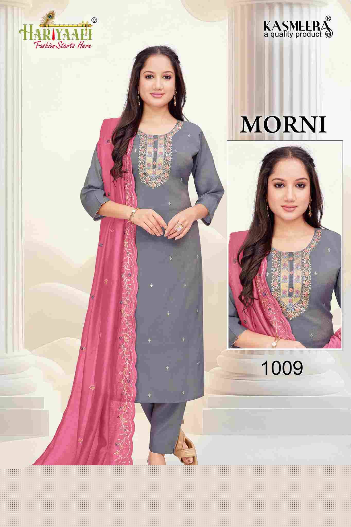 Morni By Hariyaali 1008 To 1015 Series Beautiful Festive Suits Colorful Stylish Fancy Casual Wear & Ethnic Wear Simmer Dresses At Wholesale Price