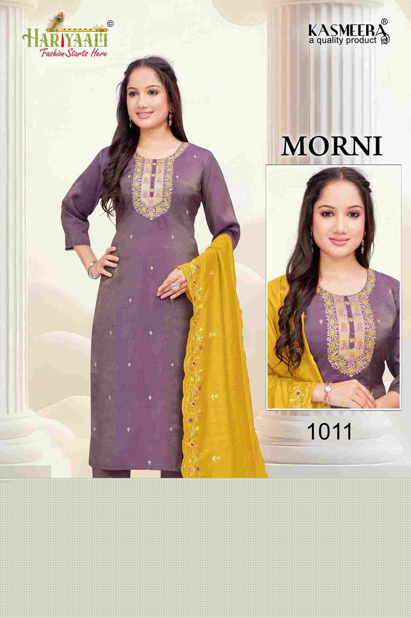Morni By Hariyaali 1008 To 1015 Series Beautiful Festive Suits Colorful Stylish Fancy Casual Wear & Ethnic Wear Simmer Dresses At Wholesale Price