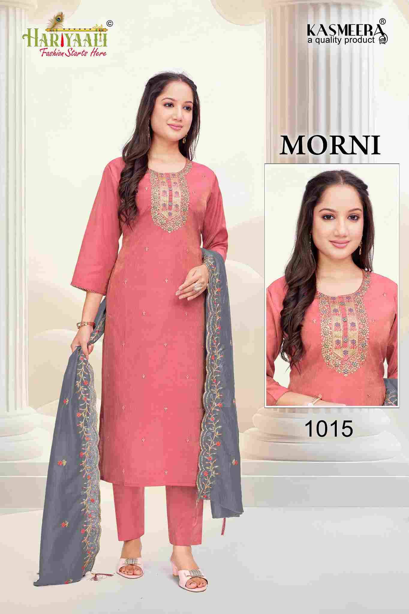 Morni By Hariyaali 1008 To 1015 Series Beautiful Festive Suits Colorful Stylish Fancy Casual Wear & Ethnic Wear Simmer Dresses At Wholesale Price