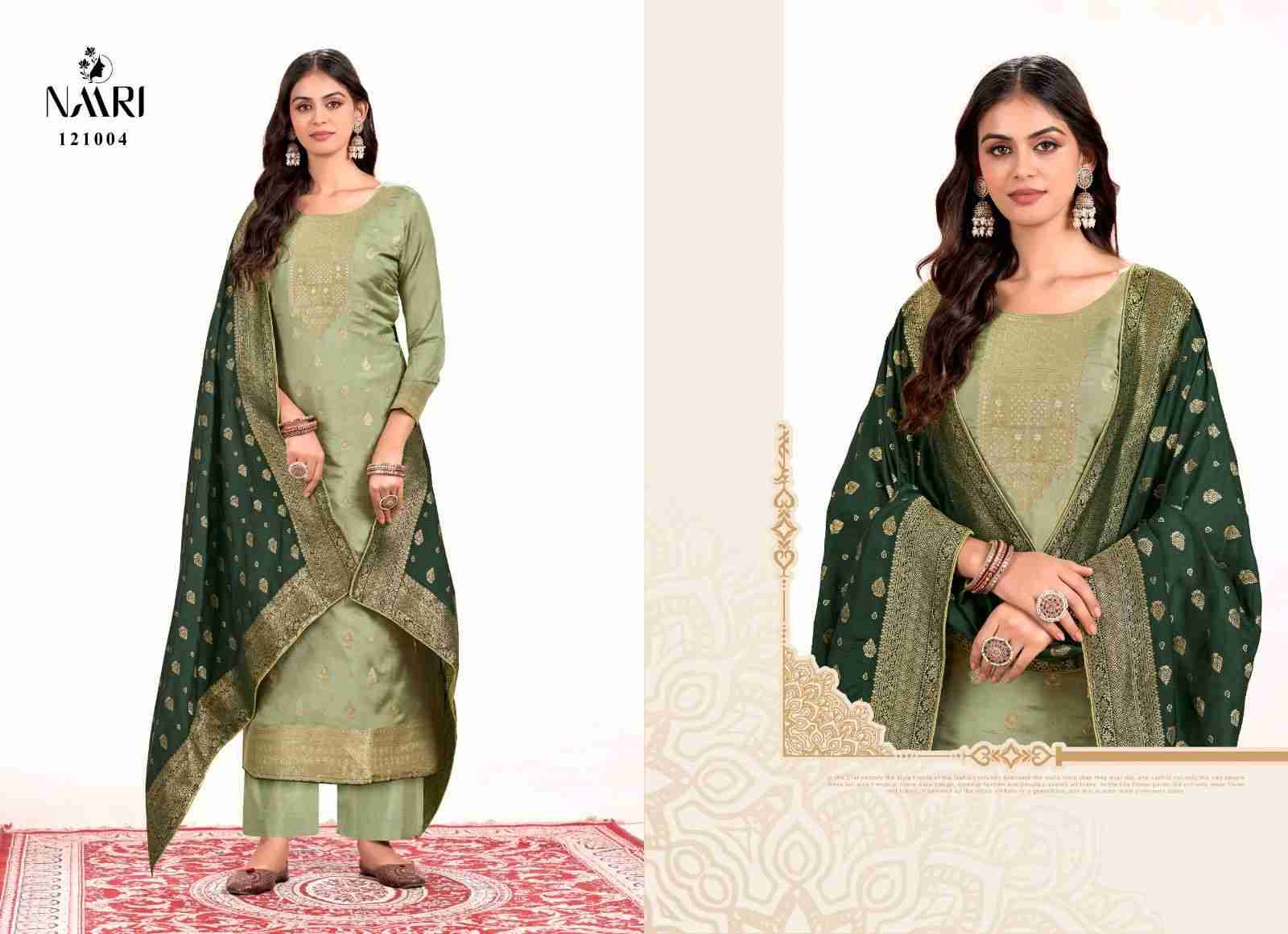 Simar By Naari 121001 To 121004 Series Beautiful Festive Suits Stylish Fancy Colorful Casual Wear & Ethnic Wear Muslin Jacquard Dresses At Wholesale Price